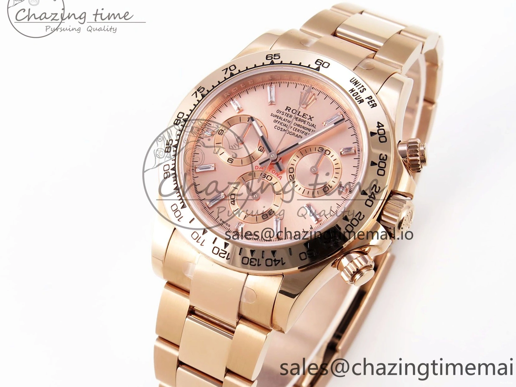 MiroTime 0402 Bold Daytona 116505 KING 1:1 Best Edition RG Crystal Dial on RG Bracelet SH 1938